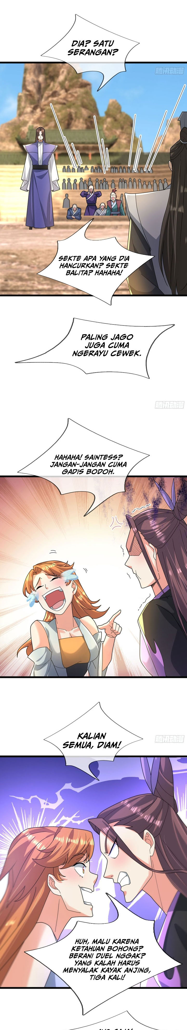 The Immortal as a Slave, the God as a Servant, the Emperor’s Watchdog Chapter 33 Bahasa Indonesia