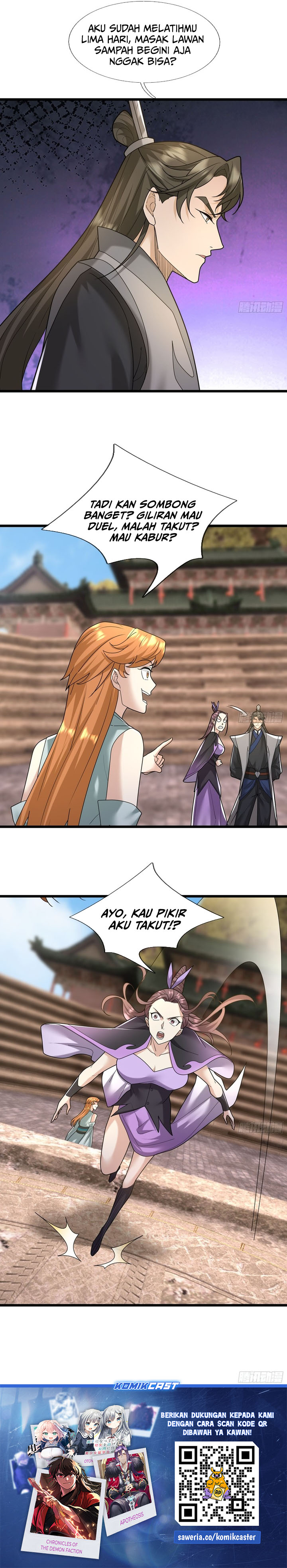 The Immortal as a Slave, the God as a Servant, the Emperor’s Watchdog Chapter 33 Bahasa Indonesia