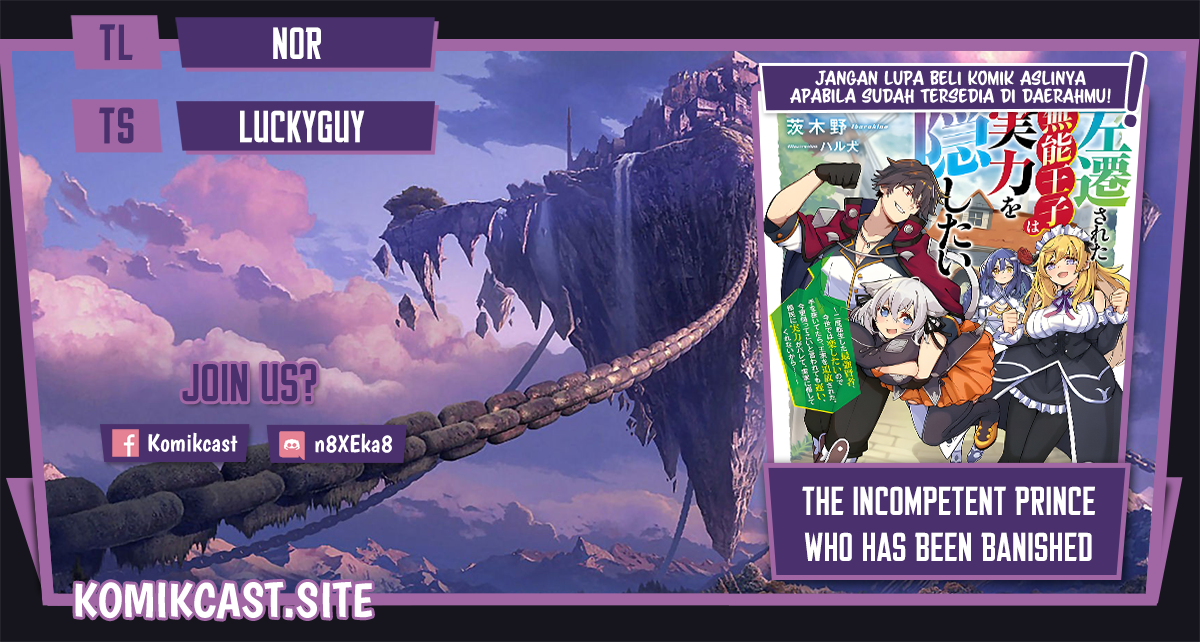 The Incompetent Prince Who Has Been Banished Wants To Hide His Abilities Chapter 02 Bahasa Indonesia