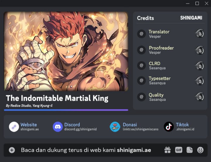 The Indomitable Martial King chapter 6