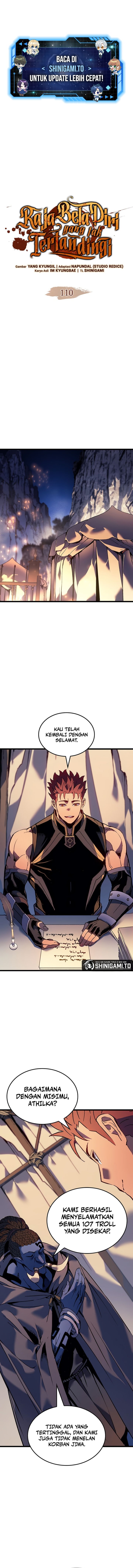 The Indomitable Martial King Chapter 110 Bahasa Indonesia
