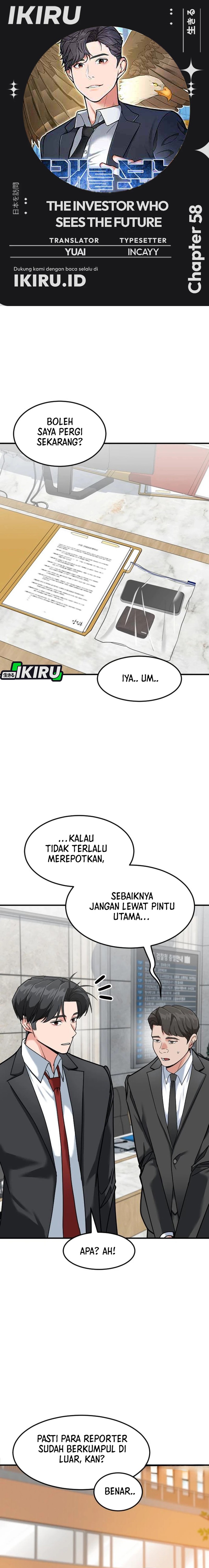The Investor Who Sees The Future Chapter 58 Bahasa Indonesia