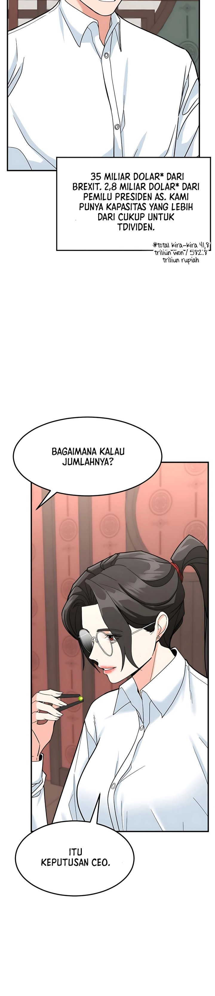 The Investor Who Sees The Future Chapter 61 Bahasa Indonesia