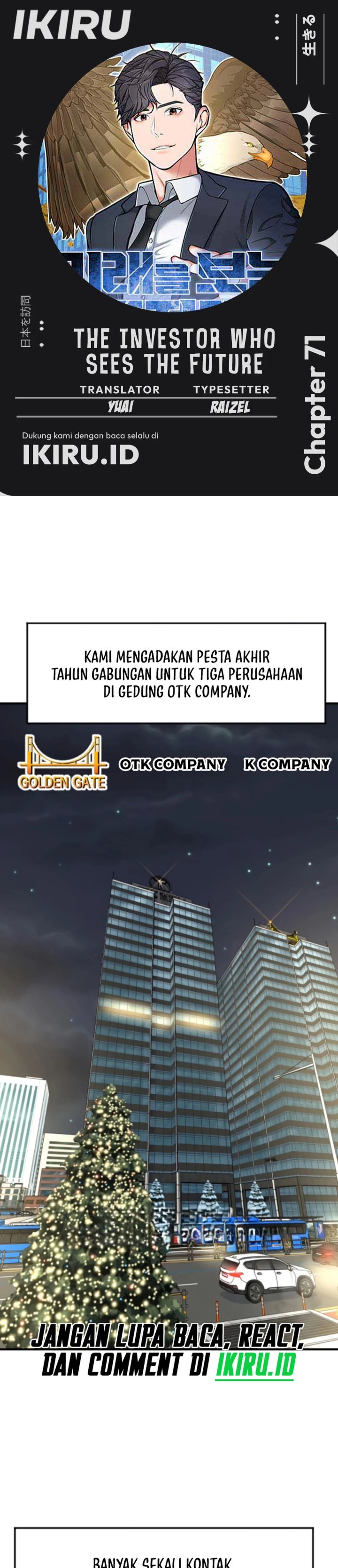 The Investor Who Sees The Future Chapter 71 Bahasa Indonesia