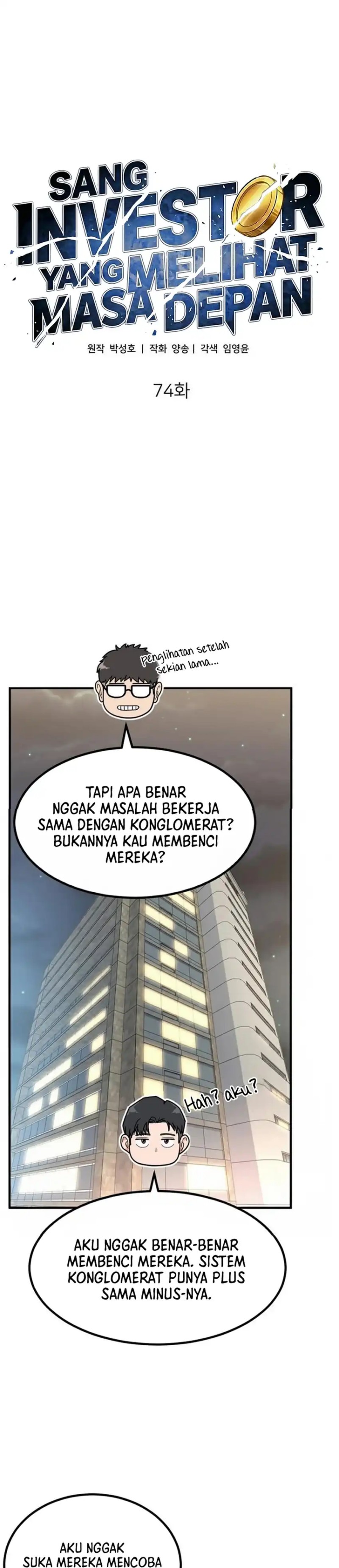 The Investor Who Sees The Future Chapter 74 Bahasa Indonesia