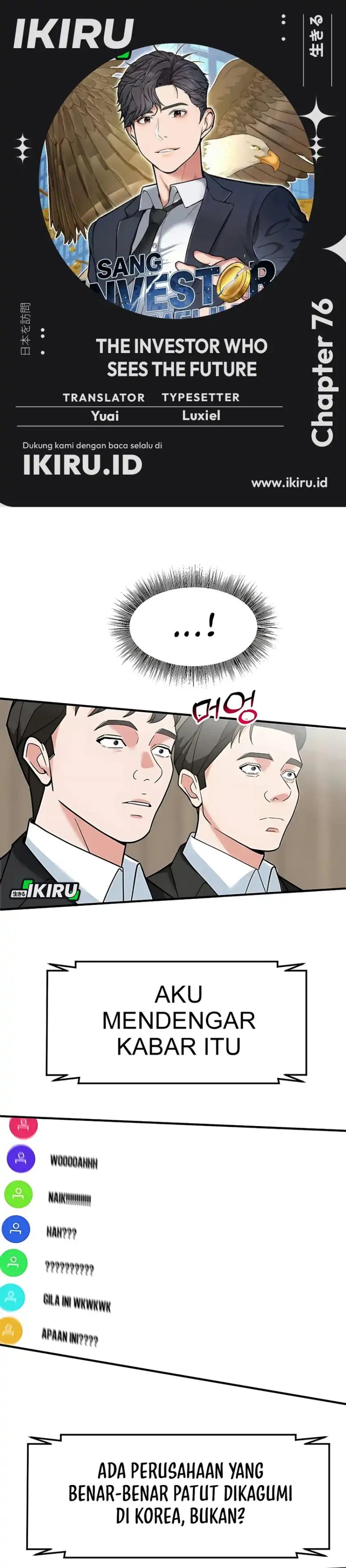 The Investor Who Sees The Future chapter 76