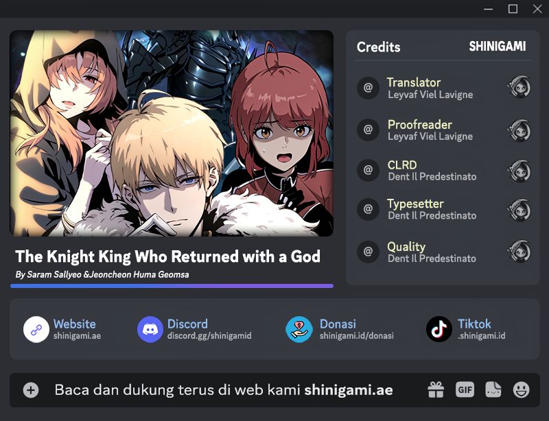The Knight King Who Returned with a God chapter 86