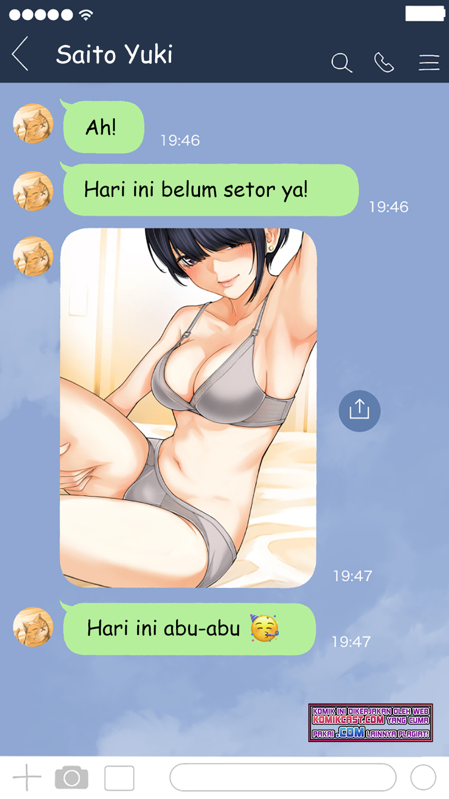 The Kouhai Who Reports the Color of Her Underwear to Me Every Morning for Some Reason chapter 4