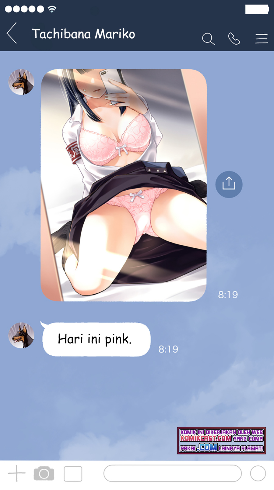The Kouhai Who Reports the Color of Her Underwear to Me Every Morning for Some Reason chapter 9