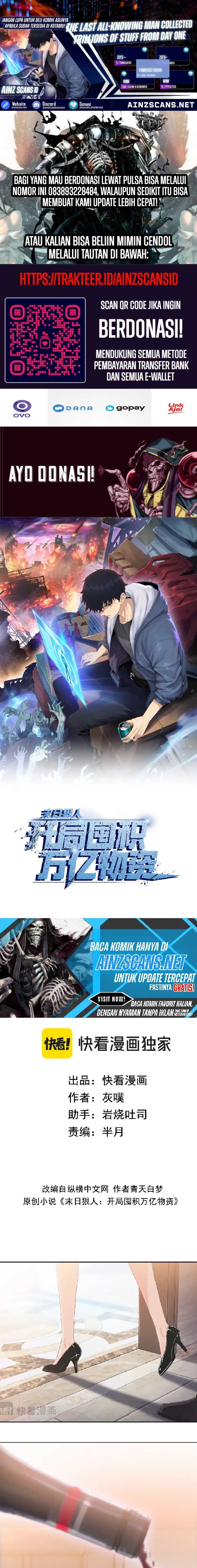 The Last All-Knowing Man Collected Trillions of Stuff from Day One Chapter 06 Bahasa Indonesia