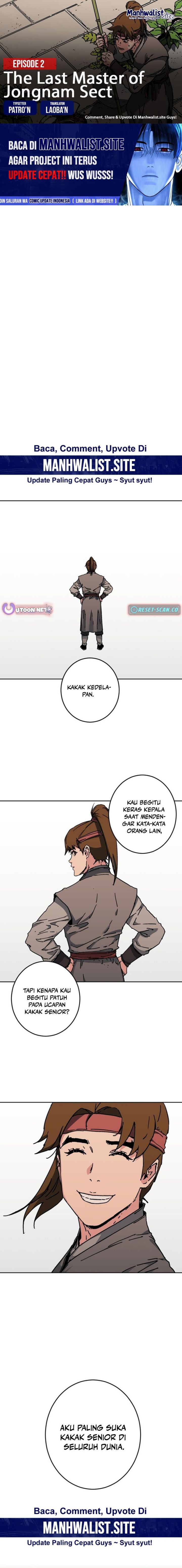 The Last Master of Jongnam Sect chapter 2