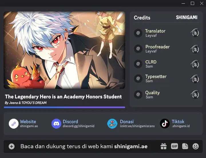 The Legendary Hero Is an Academy Honors Student chapter 6