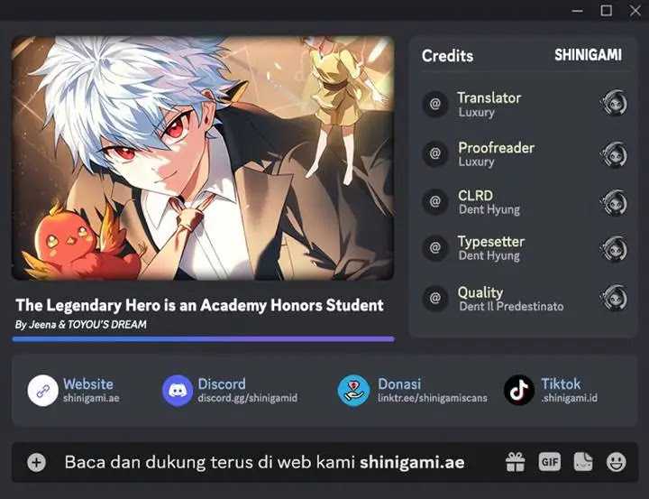 The Legendary Hero Is an Academy Honors Student chapter 13