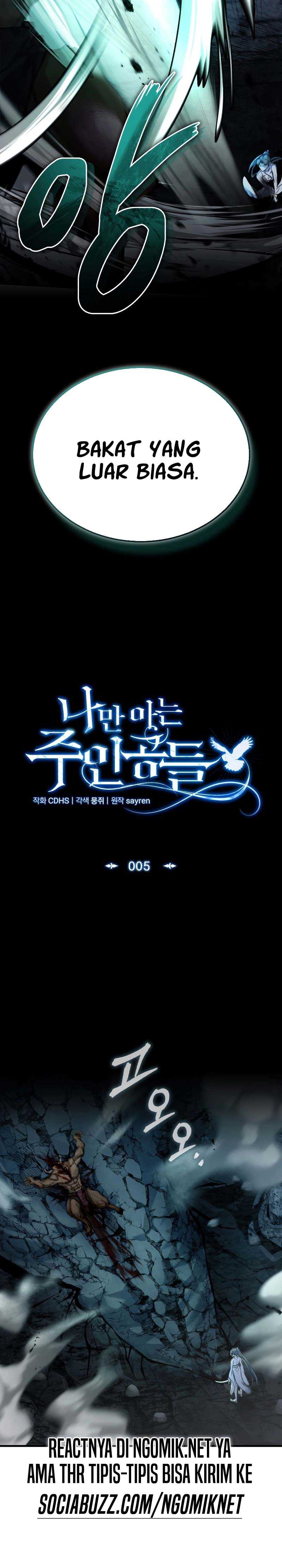 The Main Characters That Only I Know Chapter 05 Bahasa Indonesia