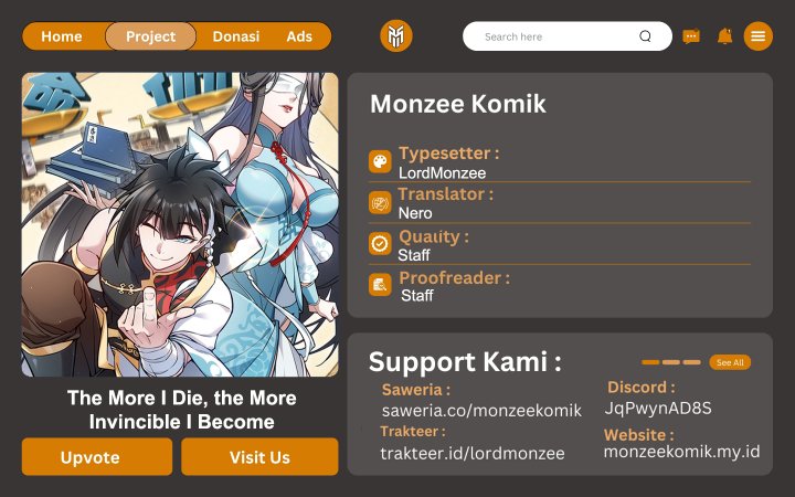 The More I Die the More Invincible I Become Chapter 31 Bahasa Indonesia