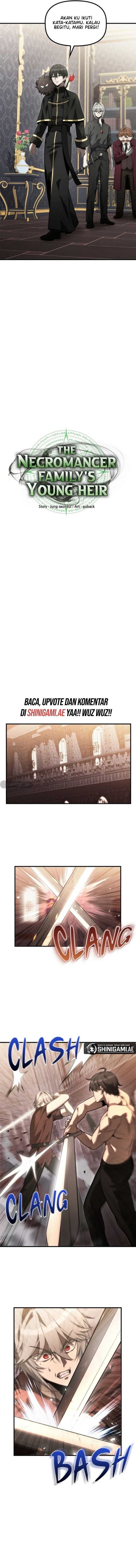 The Necromancer Family’s Young Heir Chapter 15 Bahasa Indonesia