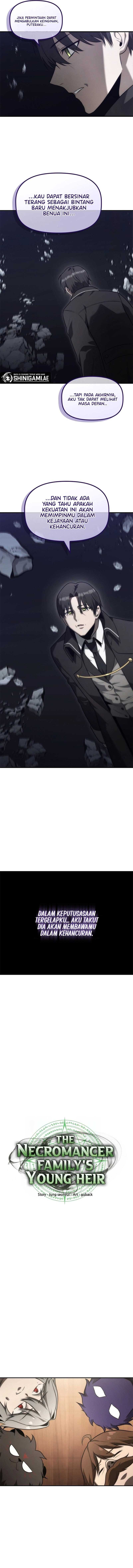The Necromancer Family’s Young Heir Chapter 17 Bahasa Indonesia