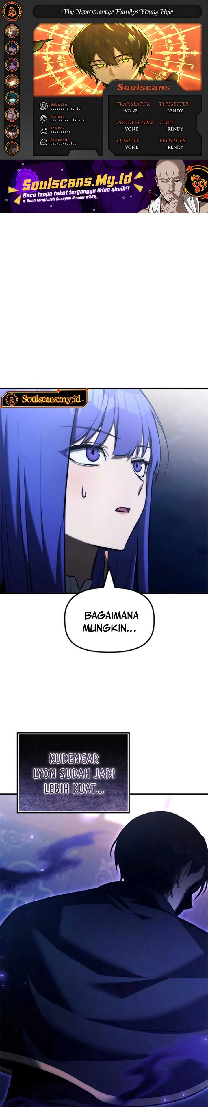 The Necromancer Family’s Young Heir Chapter 40 Bahasa Indonesia