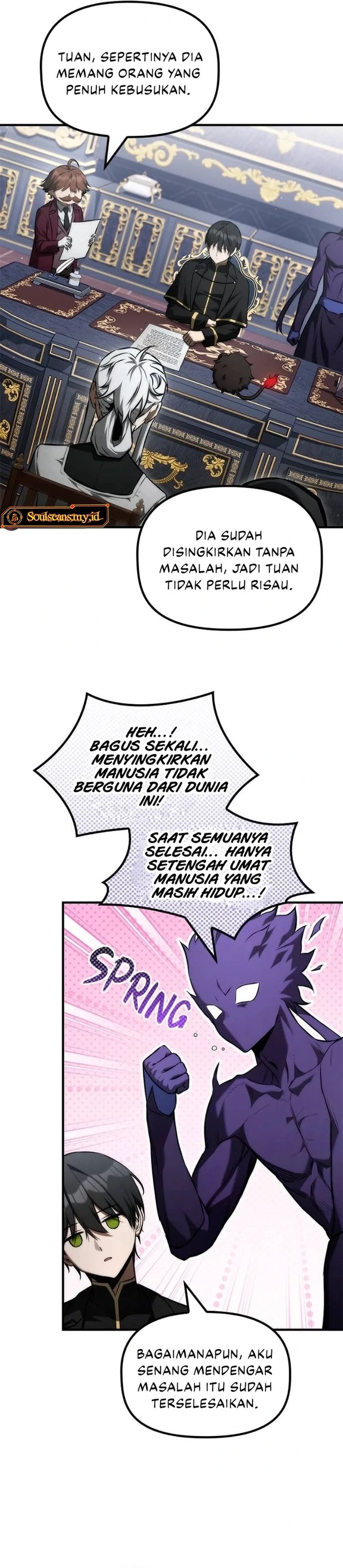 The Necromancer Family’s Young Heir Chapter 45 Bahasa Indonesia