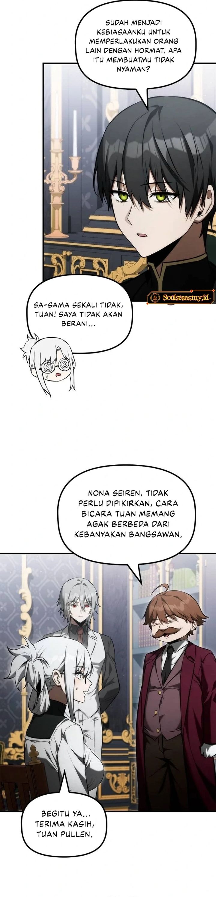 The Necromancer Family’s Young Heir Chapter 45 Bahasa Indonesia