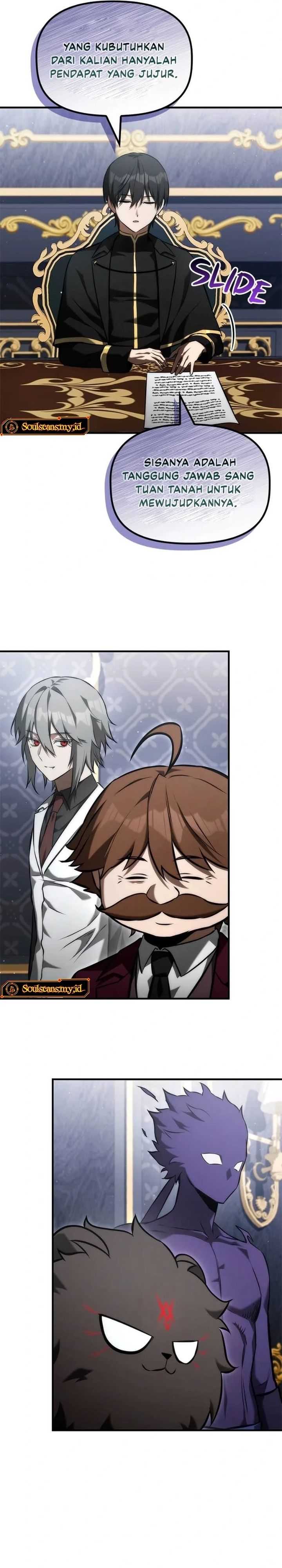 The Necromancer Family’s Young Heir Chapter 45 Bahasa Indonesia