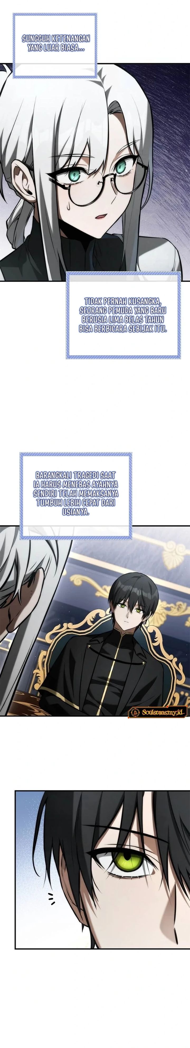 The Necromancer Family’s Young Heir Chapter 45 Bahasa Indonesia