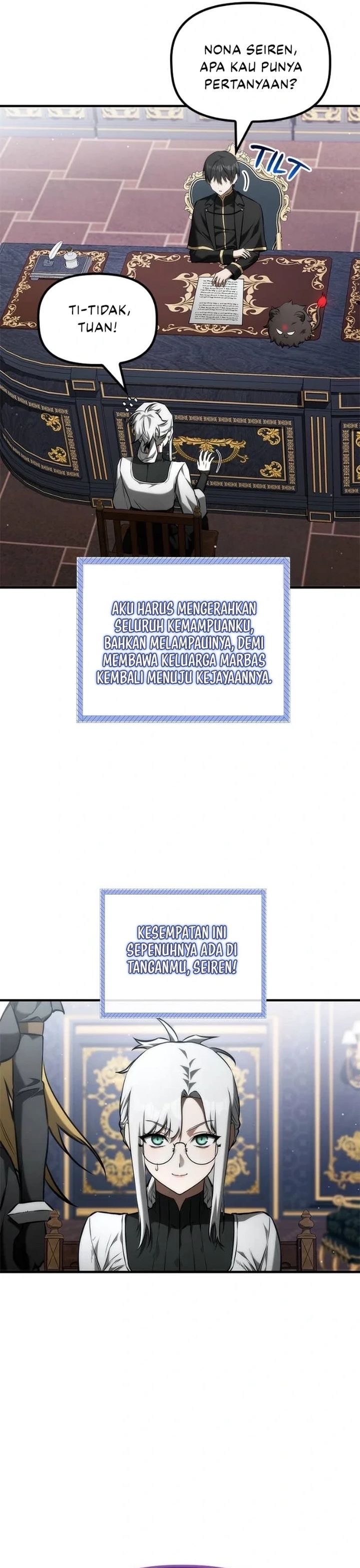 The Necromancer Family’s Young Heir Chapter 45 Bahasa Indonesia