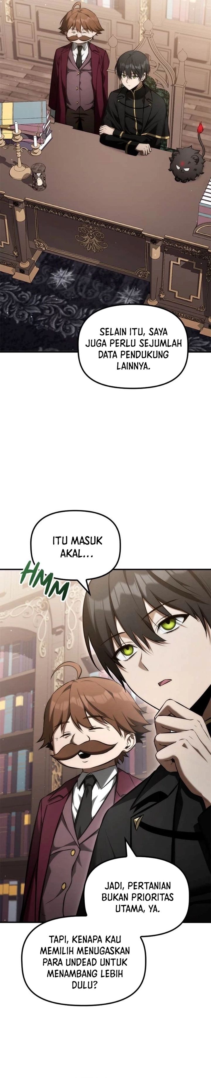 The Necromancer Family’s Young Heir Chapter 46 Bahasa Indonesia