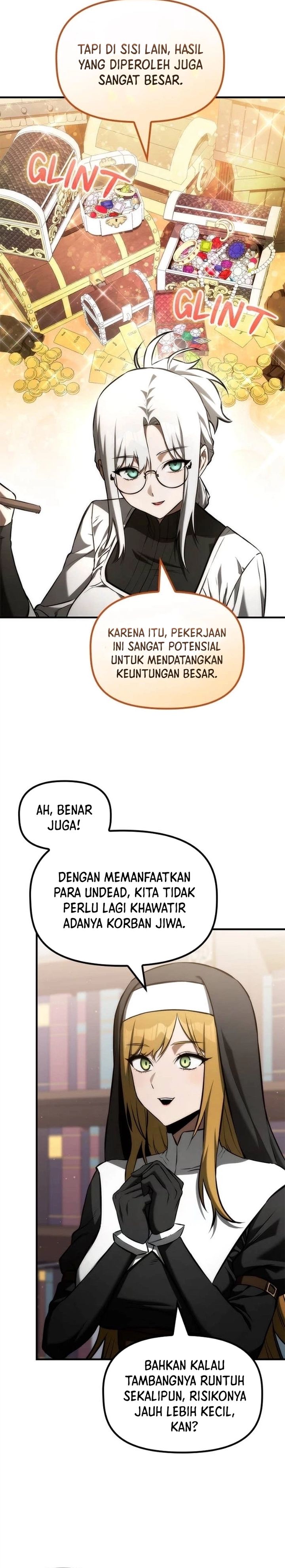 The Necromancer Family’s Young Heir Chapter 46 Bahasa Indonesia