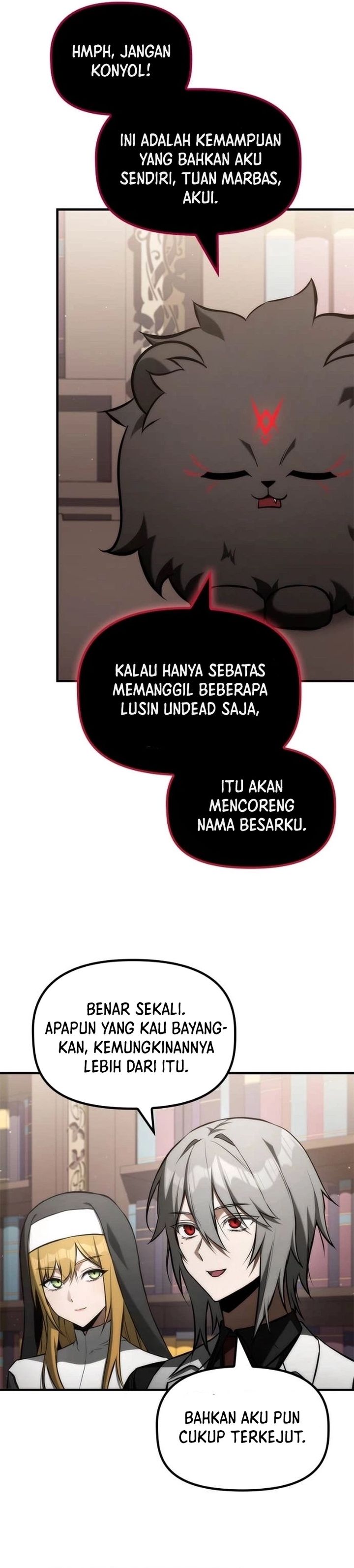 The Necromancer Family’s Young Heir Chapter 46 Bahasa Indonesia