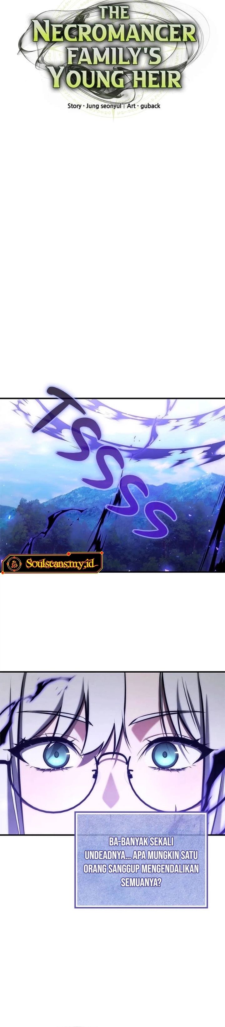 The Necromancer Family’s Young Heir Chapter 46 Bahasa Indonesia
