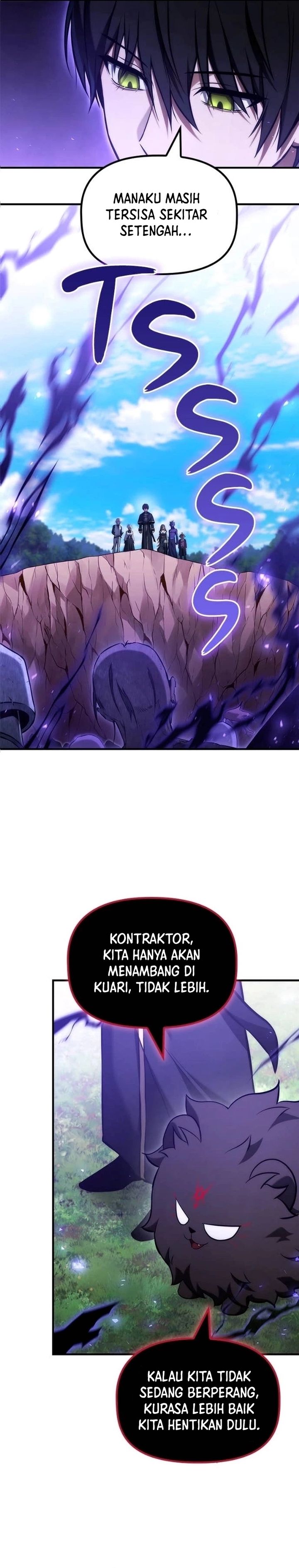 The Necromancer Family’s Young Heir Chapter 46 Bahasa Indonesia