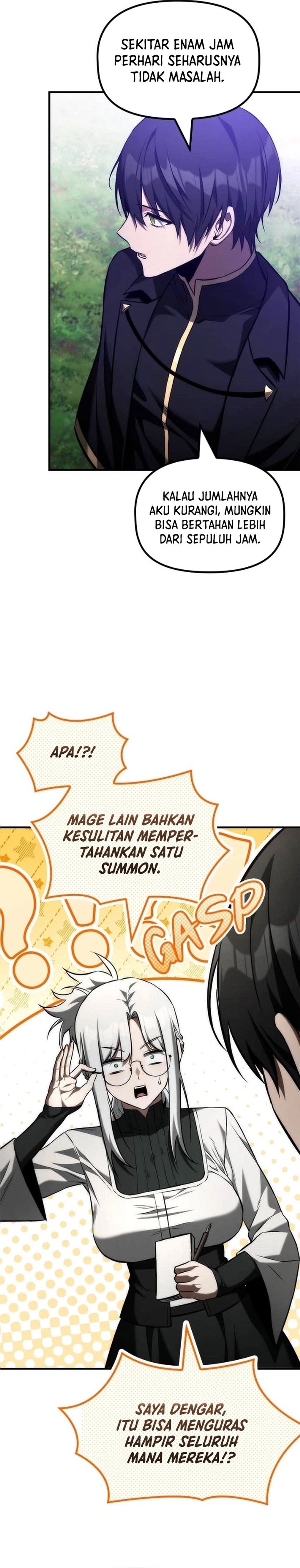 The Necromancer Family’s Young Heir Chapter 46 Bahasa Indonesia