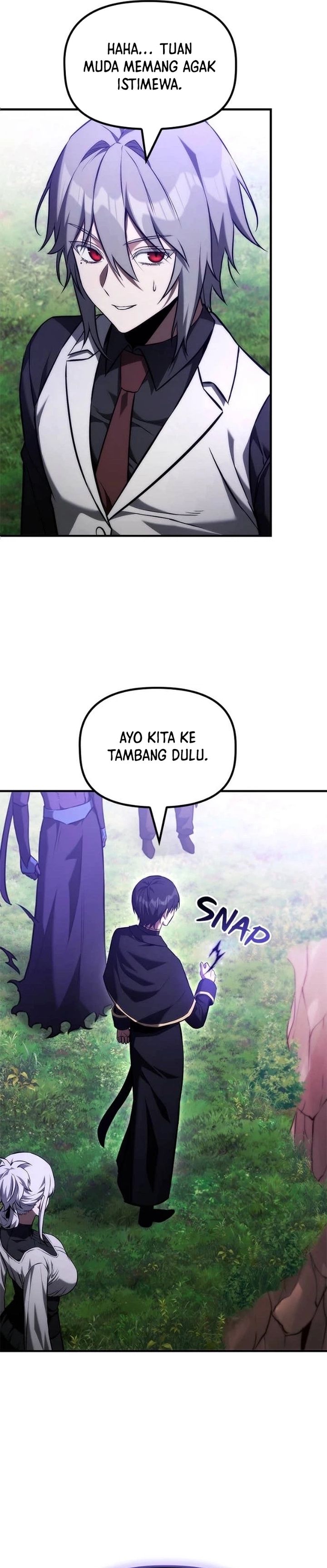 The Necromancer Family’s Young Heir Chapter 46 Bahasa Indonesia