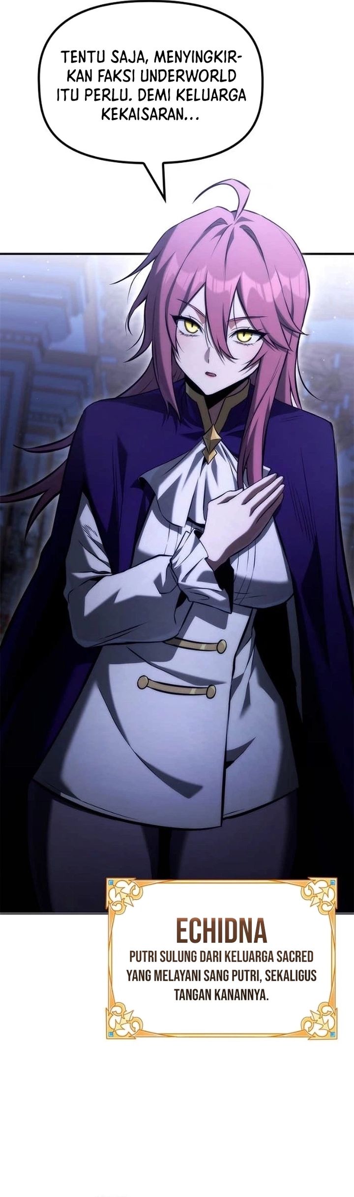 The Necromancer Family’s Young Heir Chapter 46 Bahasa Indonesia