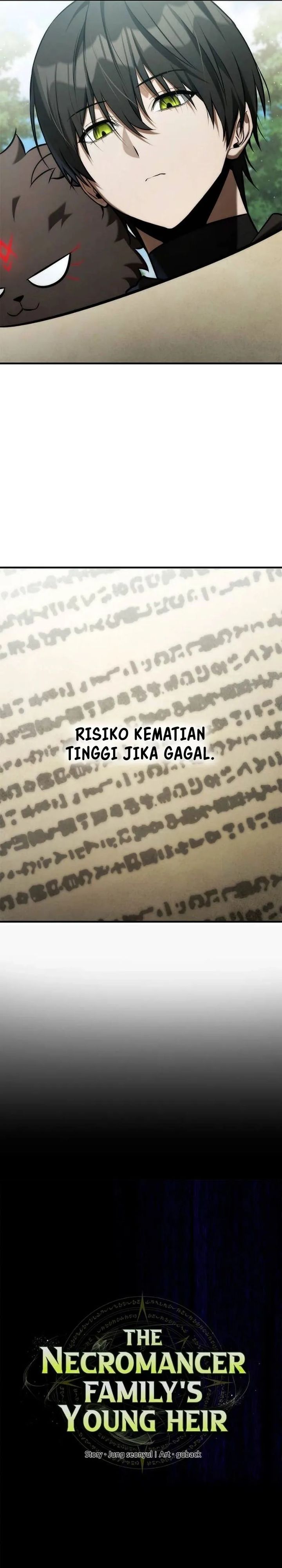 The Necromancer Family’s Young Heir Chapter 48 Bahasa Indonesia