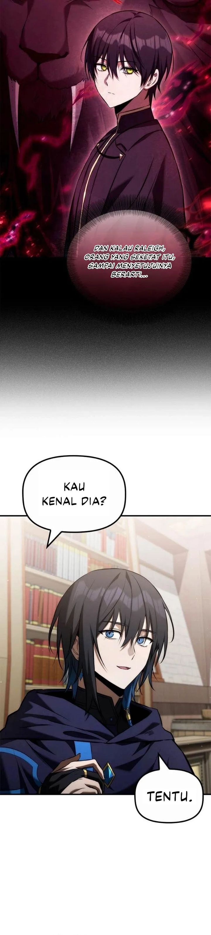 The Necromancer Family’s Young Heir Chapter 48 Bahasa Indonesia