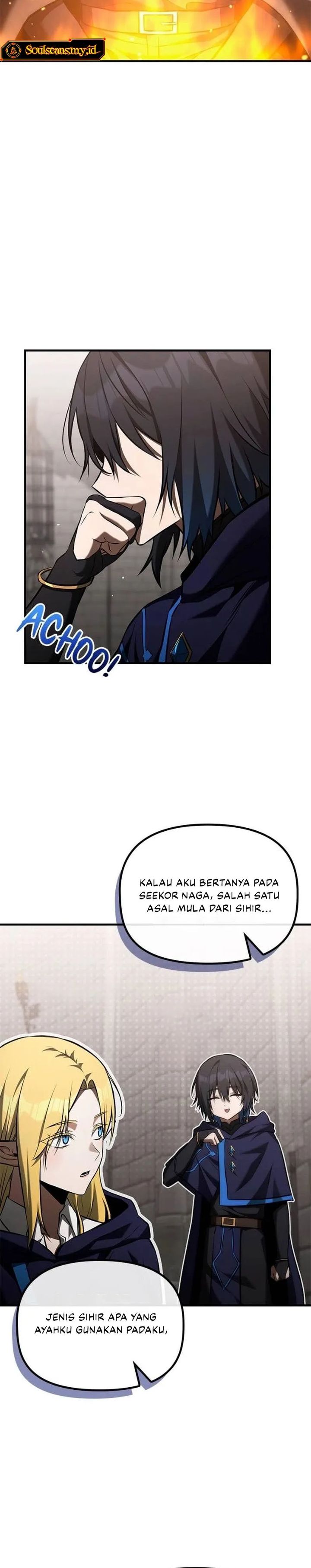 The Necromancer Family’s Young Heir Chapter 48 Bahasa Indonesia