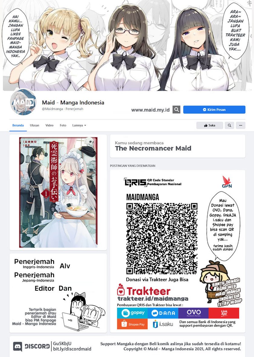 The Necromancer Maid Chapter 28 END Bahasa Indonesia