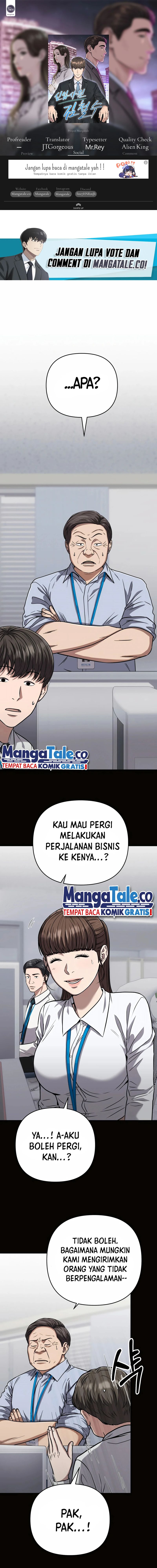The New Employee Kim Chul-Soo Chapter 36 Bahasa Indonesia