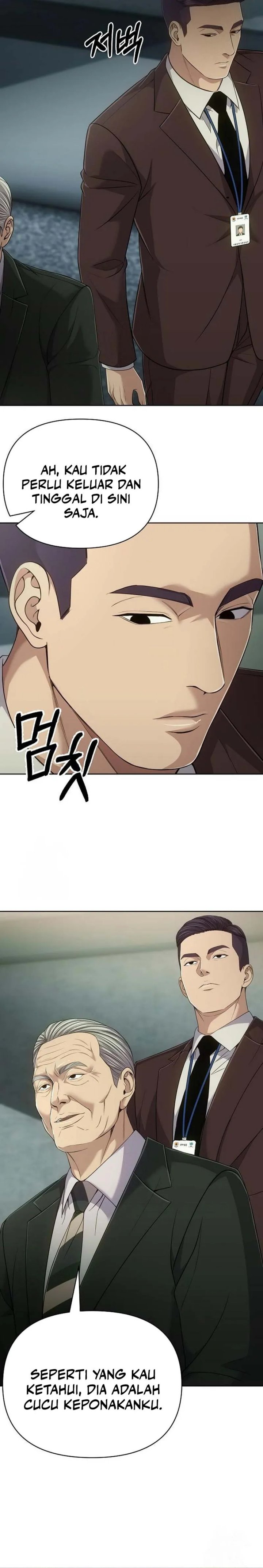 The New Employee Kim Chul-Soo Chapter 130 Bahasa Indonesia