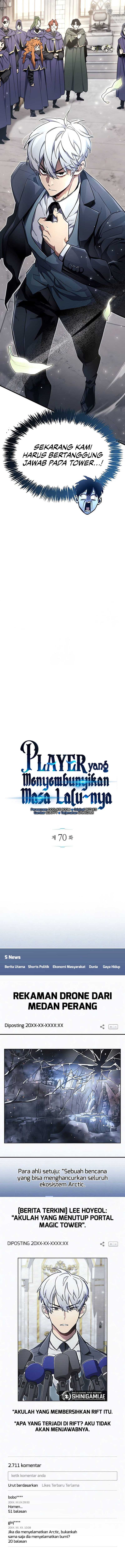 The Player Hides His Past chapter 70