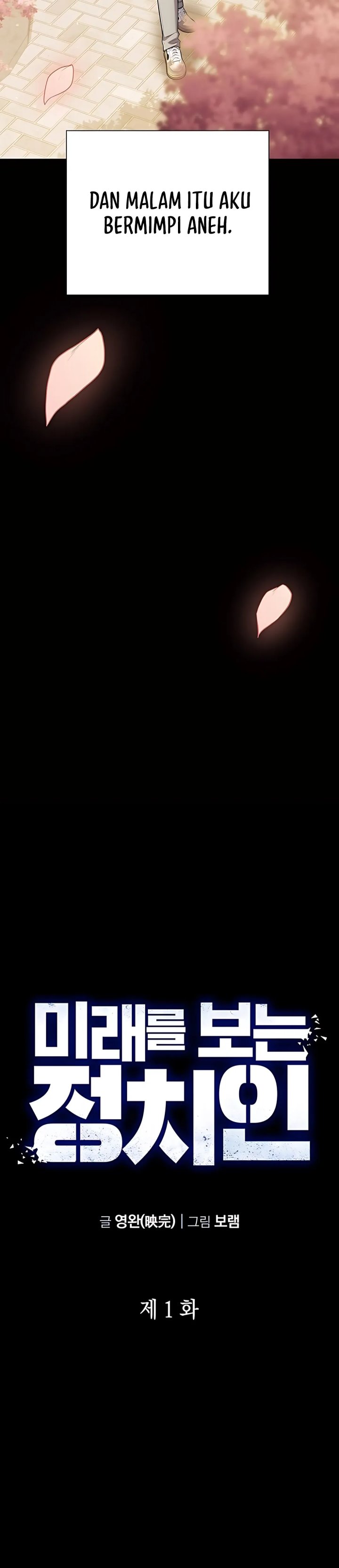 The Politician Who Sees the Future Chapter 01 Bahasa Indonesia