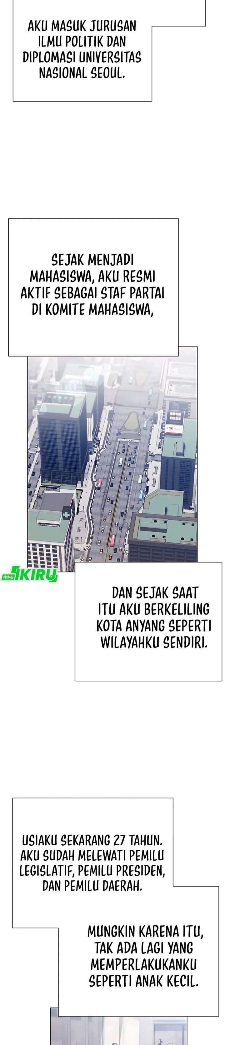 The Politician Who Sees the Future Chapter 01 Bahasa Indonesia