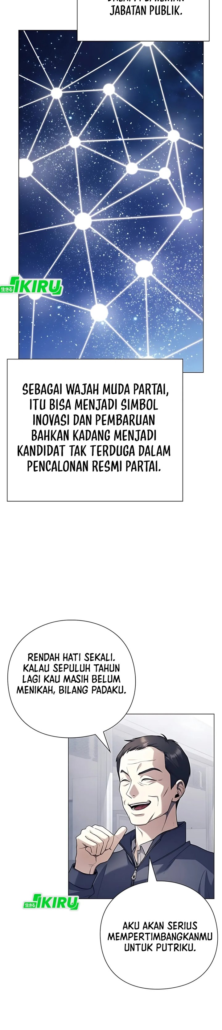 The Politician Who Sees the Future Chapter 01 Bahasa Indonesia