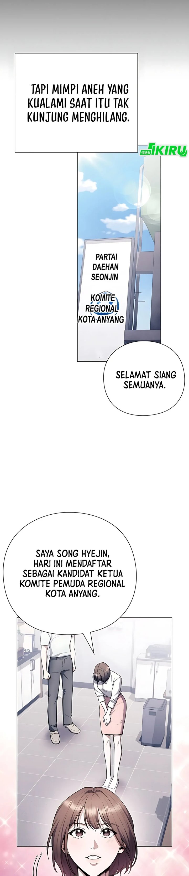 The Politician Who Sees the Future Chapter 01 Bahasa Indonesia