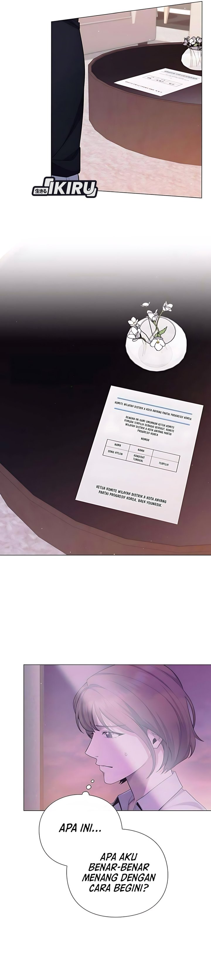 The Politician Who Sees the Future Chapter 04 Bahasa Indonesia