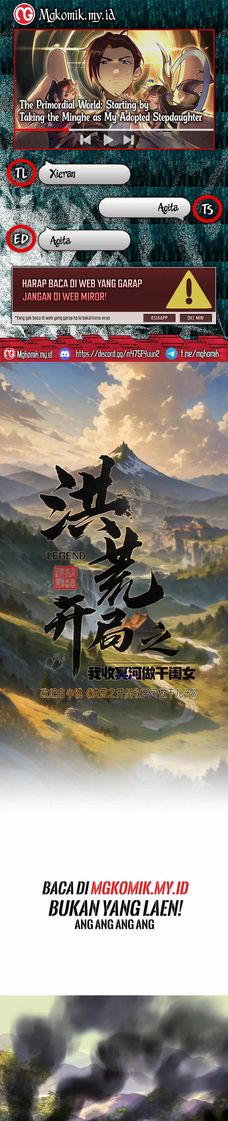 The Primordial World: Starting by Taking the Minghe as My Adopted Stepdaughter Chapter 38 Bahasa Indonesia