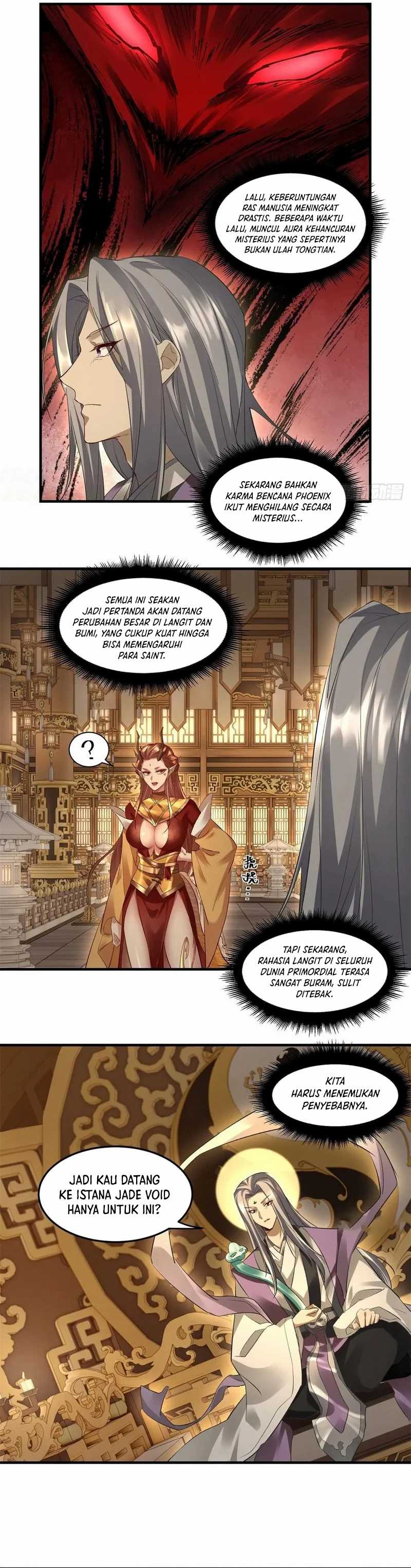 The Primordial World: Starting by Taking the Minghe as My Adopted Stepdaughter Chapter 38 Bahasa Indonesia