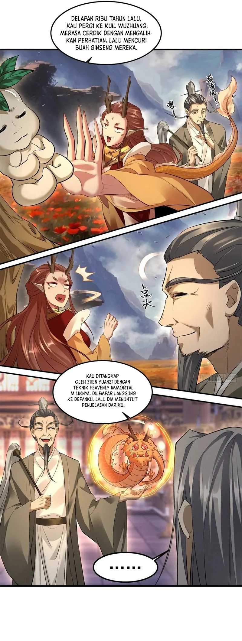 The Primordial World: Starting by Taking the Minghe as My Adopted Stepdaughter Chapter 38 Bahasa Indonesia